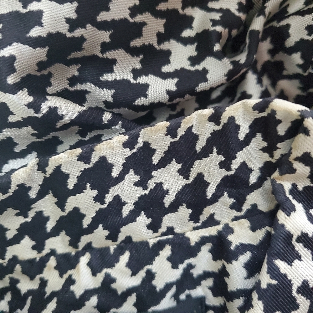 Ralph Lauren Silk Black & White Houndstooth Jacket - Picture 9 of 9